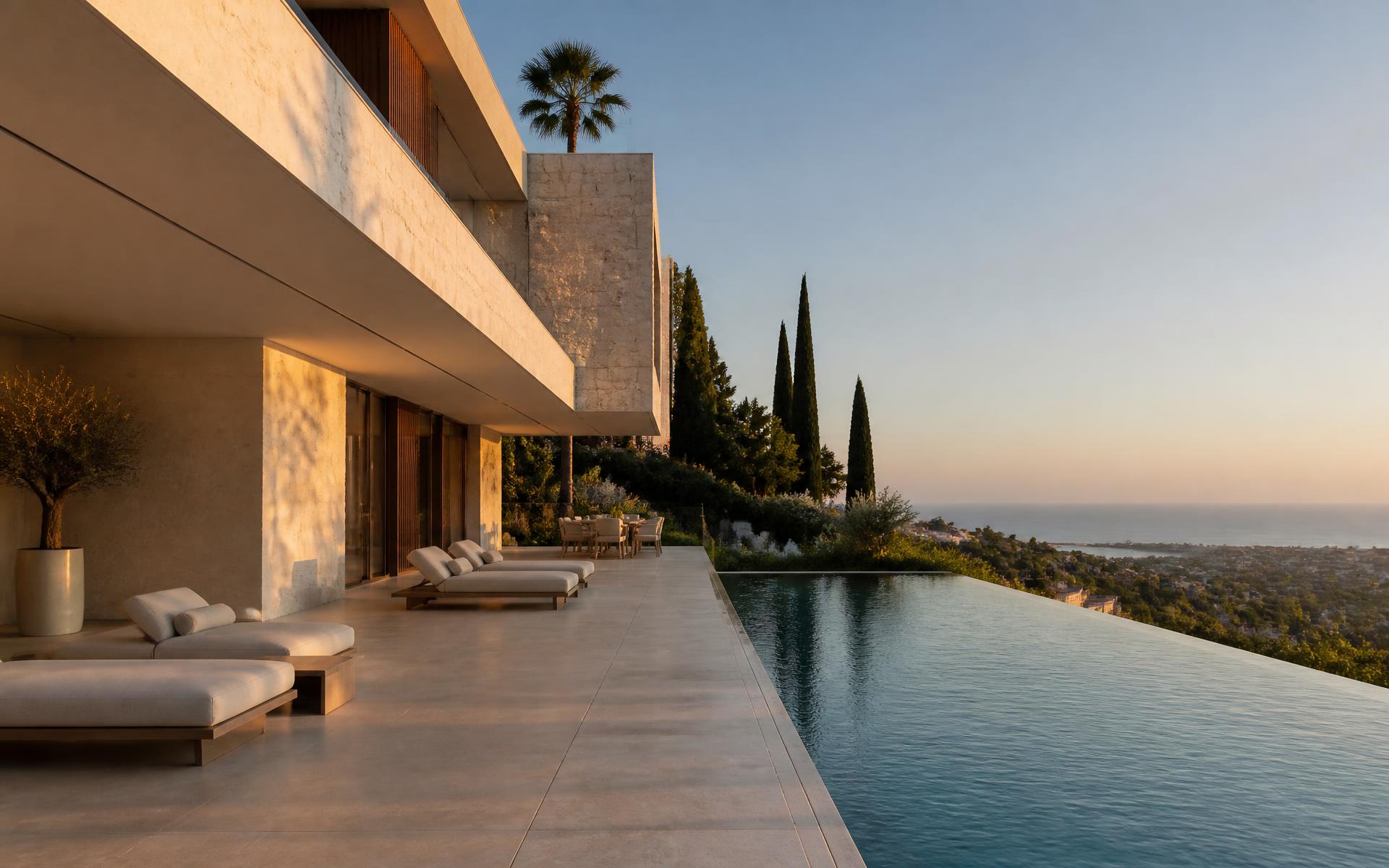 Contemporary villa overlooking the Costa del Sol